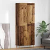 vidaXL Skåp>Skåp Gammalt trä 69,5 x 34 x 180 cm Konstruerat trä