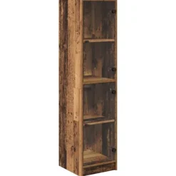 vidaXL Skåp>Skåp Gammalt trä 35 x 37 x 142 cm Konstruerat trä