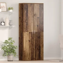 vidaXL Skåp>Skåp Gammalt trä 70 x 33.5 x 180 cm Konstruerat trä