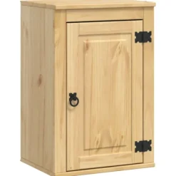 vidaXL Skåp>Skåp med hylla med lagring Honung 60 x 32 x 40 cm Massiv furu