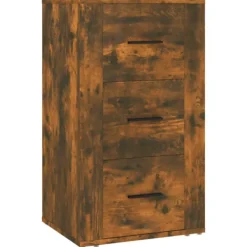 vidaXL Byråer>Skåp rökfärgad ek 40x33x70 cm konstruerat trä
