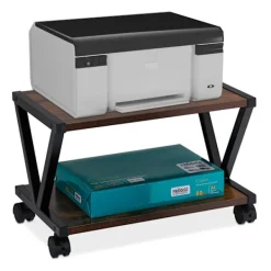 Northix Kontorsmöbler>Skrivarställ med hjul, två hyllor, mobilt