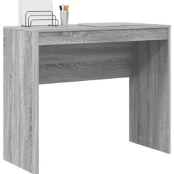 vidaXL Kontorsmöbler>Skrivbord Grå Sonoma 90 x 40 x 76 cm
