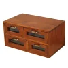 unbranded Byråer>Skrivbordsorganisatörer i massivt trä, 2-lagers behållare för hem- och kontorsbruk