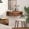 vidaXL Sminkbord>Smyckebord med låda Brun 60 x 40 x 70 cm Konstruerat trä