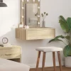 vidaXL Sminkbord>Smyckebord med låda Brun 60 x 40 x 70 cm Konstruerat trä