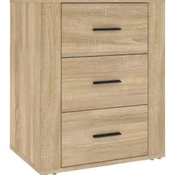 vidaXL Sängar>Sängbord sonoma-ek 50x36x60 cm konstruerat trä