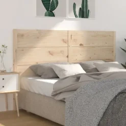 vidaXL Sängar>Sänggavel 206x4x100 cm massiv furu