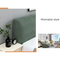 Sängar>Sänggavelöverdrag Dammtätt Sänggavel Skydd Överdrag för 0,8m Sänggavel (Lämplig för 1,7-1,9m Sänggavlar)(Grön)