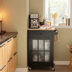 SoBuy Köksö>Köksö på hjul, Köksöar, Arbetsbord Kök,FKW98-SCH