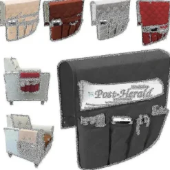 Soffor>Soffa Armstödsficka Organizer Fjärrkontrollhållare Soffa Stol Bord Skåp Förvaringsväskor - colorgray