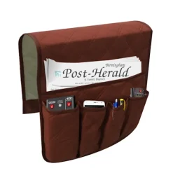 AVANA Soffor>Soffa Armstödsförvaringsväska 5 Fack Förvaringsväska (Brun)