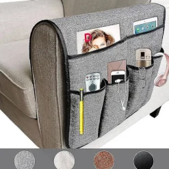 Soffor>Soffa Armstödsorganisatör med 6 Fack Fjärrkontrollhållare på Soffa Stol Armförvaringspåse för Tidskrift