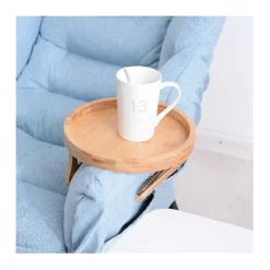 FMYSJ Småbord>Soffa Brickbord Soffa Armstöd Clip-on Brickbord Trä Soffa Brickbord Praktiskt Tv-Brickbord För Fjärrkontroll Kaffe (FMY)