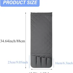 Soffor>Soffa Caddy, Fjärrkontrollhållare, Fjärrkontrollhållare, Soffarmstödsorganisatör, Fjärrkontrollhållare för Soffa, 5 Fickor Soffhängare