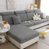 Soffor>Soffa Sittdyna Kuddöverdrag - Universal Stretch Soffaöverdrag Soffdynaöverdrag L-Form, Mjuk Soffa Sittdynaöverdrag Soffchaiseskydd