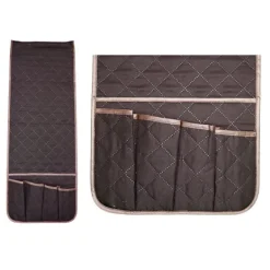 Soffor>Soffarmsstödsorganisatör med fjärrkontrollhållare Brun