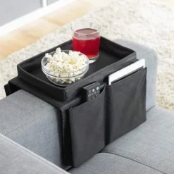 Småbord>Soffarmstödsbricka – Flexibel Bricka för Drycker och Snacks på Soffans Armstöd_qq