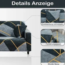 Soffor>Soffaöverdrag 3-sits elastiskt sofföverdrag sofföverdrag