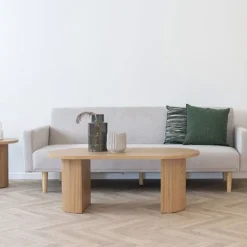 UB DESIGN Soffbord>Soffbord - - Boavista - Oval - Natur - 120x60 cm