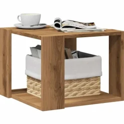 vidaXL Soffbord>Soffbord artisan ek 40x40x30 cm konstruerat trä