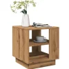 vidaXL Småbord>Soffbord artisan ek 40x40x43 cm konstruerat trä