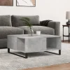 vidaXL Soffbord>Soffbord betonggrå 80x80x36,5 cm konstruerat trä
