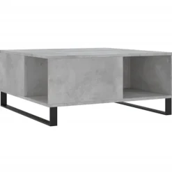 vidaXL Soffbord>Soffbord betonggrå 80x80x36,5 cm konstruerat trä