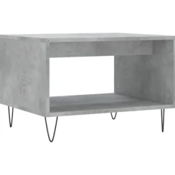 vidaXL Soffbord>Soffbord betonggrå 60x50x40 cm konstruerat trä