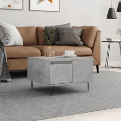 vidaXL Soffbord>Soffbord betonggrå 55x55x36,5 cm konstruerat trä