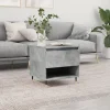vidaXL Småbord>Soffbord betonggrå 50x46x50 cm konstruerat trä