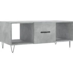 vidaXL Soffbord>Soffbord betonggrå 102x50x40 cm konstruerat trä