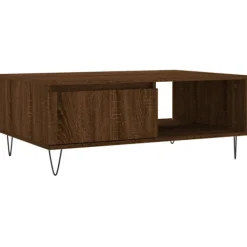 vidaXL Soffbord>Soffbord brun ek 90x60x35 cm konstruerat trä