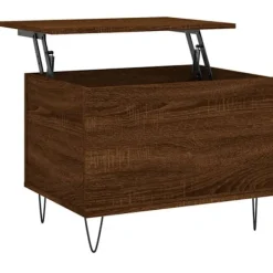 vidaXL Soffbord>Soffbord brun ek 60x44,5x45 cm konstruerat trä