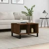 vidaXL Soffbord>Soffbord brun ek 60x50x36,5 cm konstruerat trä