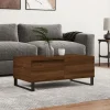 vidaXL Soffbord>Soffbord brun ek 90x50x36,5 cm konstruerat trä
