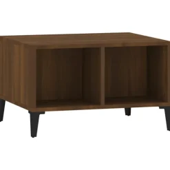 vidaXL Soffbord>Soffbord brun ek 60x50x36,5 cm konstruerat trä