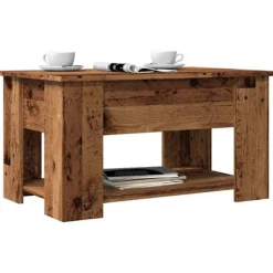 vidaXL Soffbord>Soffbord gammalt trä 79x49x41 cm konstruerat trä