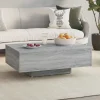 vidaXL Soffbord>Soffbord grå sonoma 85x55x31 cm konstruerat trä