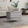 vidaXL Soffbord>Soffbord grå sonoma 60x44,5x45 cm konstruerat trä