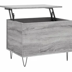 vidaXL Soffbord>Soffbord grå sonoma 60x44,5x45 cm konstruerat trä