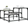vidaXL Småbord>Soffbord grå sonoma 68x68x40 cm konstruerat trä