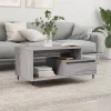 vidaXL Soffbord>Soffbord grå sonoma 90x49x45 cm konstruerat trä