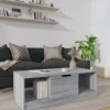 vidaXL Soffbord>Soffbord grå sonoma 102x50x36 cm konstruerat trä