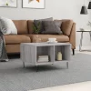 vidaXL Soffbord>Soffbord grå sonoma 60x50x36,5 cm konstruerat trä