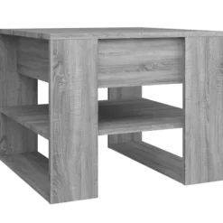 vidaXL Soffbord>Soffbord grå sonoma-ek 55,5x55x45 cm konstruerat trä