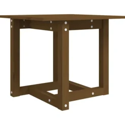vidaXL Småbord>Soffbord honungsbrun 50x50x45 cm massiv furu