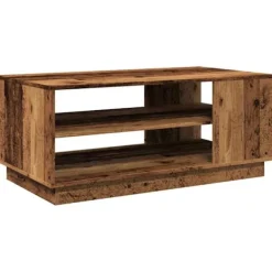 vidaXL Soffbord>Soffbord åldrat trä 102x55x43 cm konstruerat trä