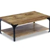 vidaXL Soffbord>Soffbord massivt mangoträ 100x60x38 cm