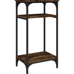 vidaXL Småbord>Soffbord rökfärgad ek 40x30x75 cm konstruerat trä